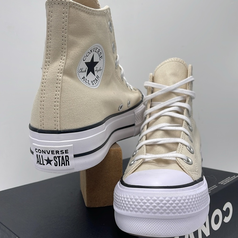 Converse WMNS Cream High-Top Platform Sneakers A08214F
CTAS LIFT HI
NATURAL IVOR - Picture 8 of 16